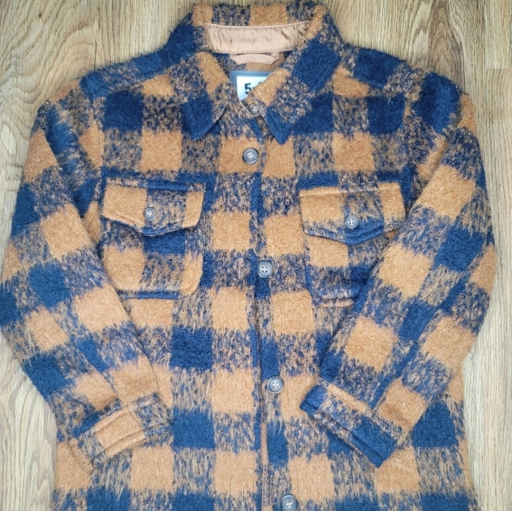 Cotton On Kids Flannel Coat